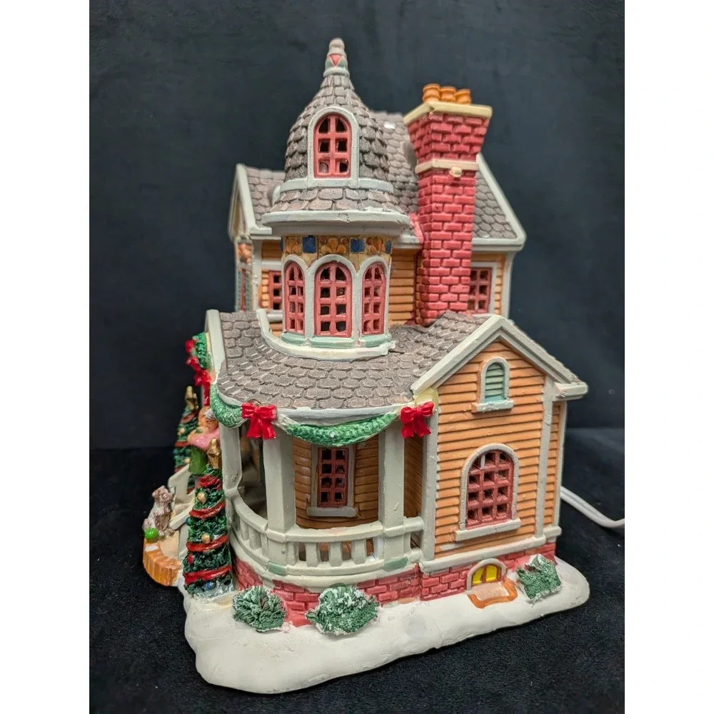 Lemax Carole Towne Collection Christmas Homecoming Lighted House 2011 Retired
